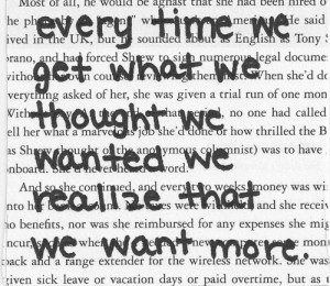 Written or spoken words by the one and only, John Green.