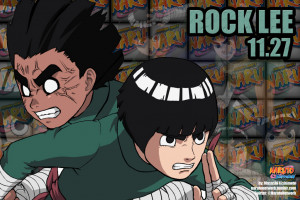 am the Handsome Devil of the Konohagakure! My name is Rock Lee ...