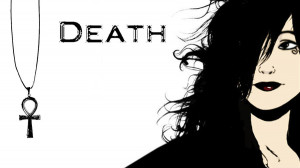 Series of Sandman Wallpapers: Death by ashleyegads