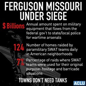 Ferguson shows how a militarized police force can compromise our ...