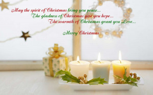 may the spirit of christmas bring you peace the gladness of christmas ...