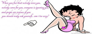 Betty boop quote timeline cover, Betty boop timeline cover banner