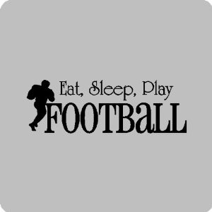Amazon.com - Eat Sleep Football...Football Wall Quotes Words ...