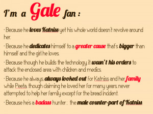 Hunger Games: Why I'm a Gale Fan