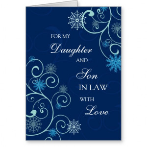 daughter daughter in law 1 card 1 merry christmas son and merry ...