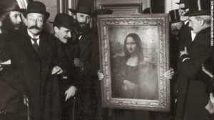 Mona Lisa, Stolen from the Louvre in 1911, Returned, January 1914