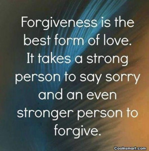 Forgiveness Quotes and Sayings