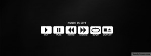 Music is life fb cover