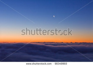 Beautiful Clouds Scene Over
