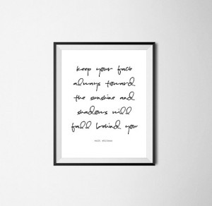 Keep Your Face To The Sun - Walt Whitman quotes - typographic ...