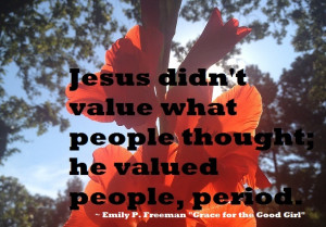 quote in the book that is EXACTLY how I have felt in leaving my church ...