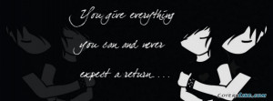 True Love Quotes Facebook Timeline Cover