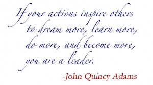 john quincy adams leadership quote