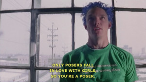 ... movie quotes 1998 slc punk Matthew Lillard posers james merindino
