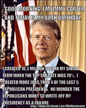 Happy Birthday President Carter!! And thank you!