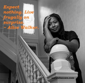 Surprise Quote from Alice Walker