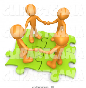 People Holding Hands Clip Art. Puzzle Quotes Pertaining To Teamwork ...