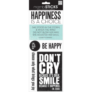 My Big Ideas Sayings Stickers Happiness Is A ChoiceMe & My Big Ideas ...