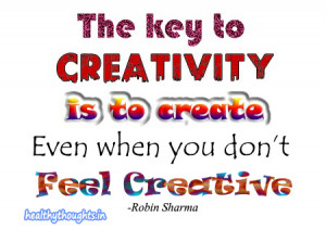 Key to creativity_robin Sharma