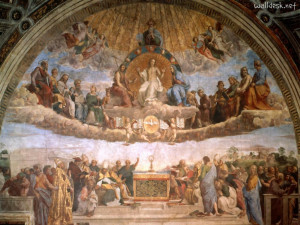 The Dispute Holy Sacrament Raphael Images Desktop