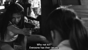 Why not kill? Everyone has their issues. Battle Royale quotes