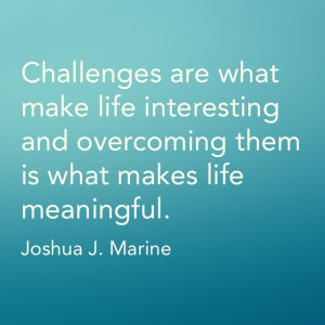 Overcoming challenges quote