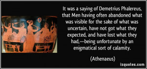 More Athenaeus Quotes