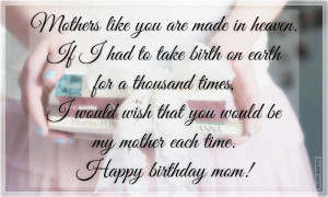 Happy Birthday Mom In Heaven Quotes Mom birthday heaven.