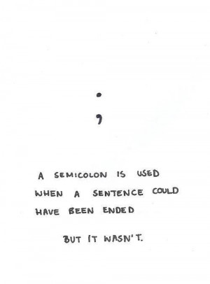 So use lots of semicolons. They make what u have to write and say way ...