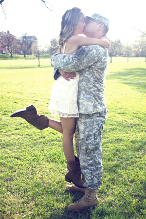 army wedding | Patriotic Engagement Photos - Military Engagement ...