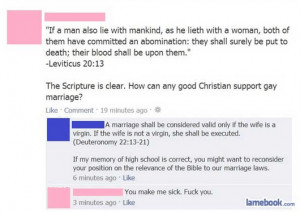 Bible quotes, American pride, and more Facebook Idiocy (pics)
