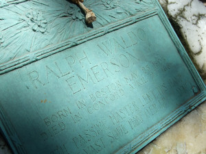 ... nearby on Authors ridge is Thoreau's friend Ralph Waldo Emerson