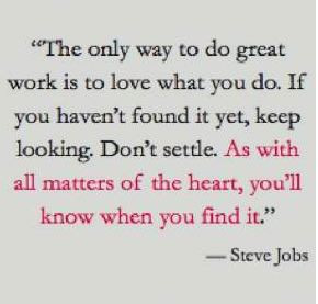 All you need is passion. If you have a passion for something, you’ll ...