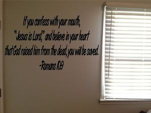 Romans-10-9-Bible-Verse-Christian-Confess-Sins-Vinyl-Wall-Decal-Quote ...