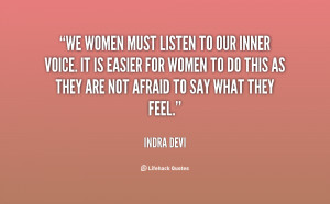 it is easier for women to do this as they are not afraid to say what ...