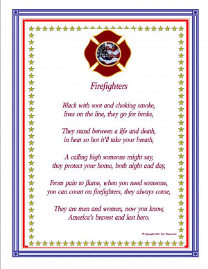 Firefighter Poems