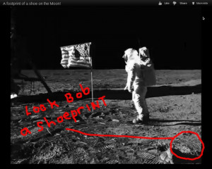... How minutely detailed the fake moon landing was. on 11/4/2012, 3:15 pm