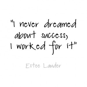 ... Success Rather Dreaming It Motivational Quote Work for Success Rather