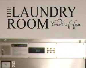 for wall quotes on etsy laundry room wall quote decal
