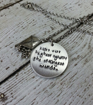 Inspirational Quotes-Customized Jewelry-Personalized Necklace-Engraved ...