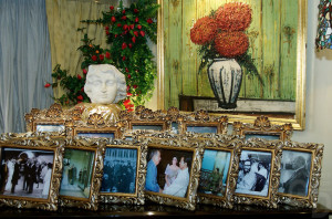 Buffet and photos at Imelda Marco's home, May 2007