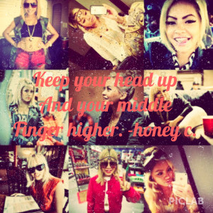 Honey Cocaine Middle Finger By