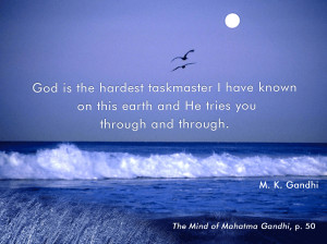 Thought For The Day ( GOD ) Mahatma Gandhi Quote on God