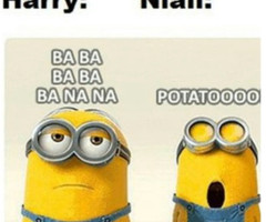 banana, crazy, cute, friends, funny, minion, minions, potato, yellow