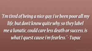 tired of being nice quotes