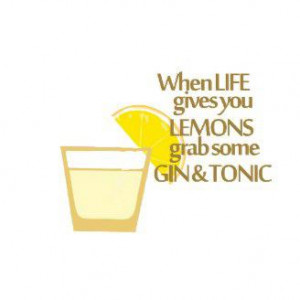 Lemons Gin And Tonic
