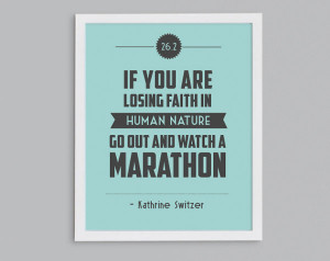 Motivational Running Quotes Marathon Boston marathon gift for