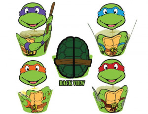 ... .etsy.com/listing/125090361/teenage-mutant-ninja-turtles-cupcake Like