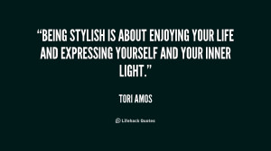 Being stylish is about enjoying your life and expressing yourself and ...