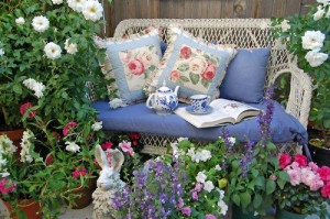 Flowers in rusty pails | Ways to Add Cottage ... | For your Glorious ...